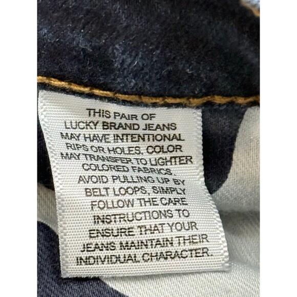 Lucky Brand Jeans Womens 10 X 30 Blue Sweet Straight Tanzanite Denim Mid-Rise - Picture 12 of 15